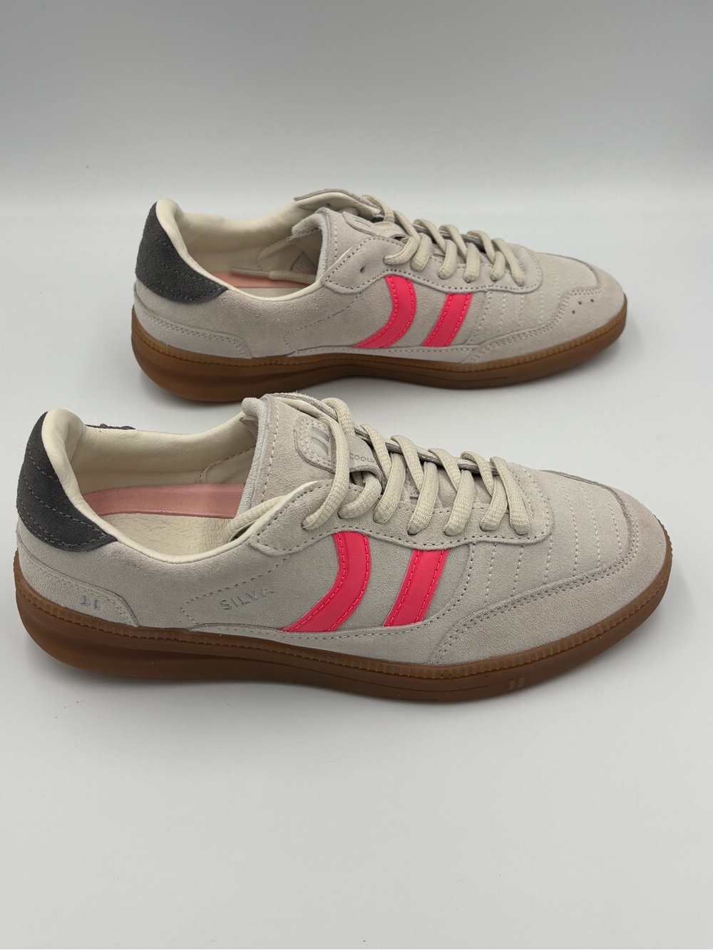 COOLWAY Silva Suede Sneakers Pink Gum Sole Women’s 8 EU 39